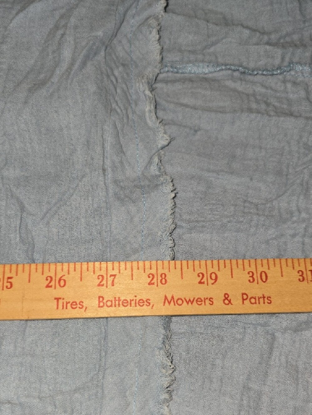 Umgee Light Denim Mineral Wash Gauze Cotton Lagenlook Tunic Boho Coastal NWT - Picture 14 of 16